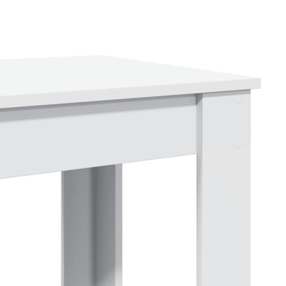 Barbord hvit 51x50x103,5 cm konstruert tre