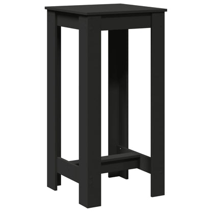 Barbord svart 51x50x103,5 cm konstruert tre