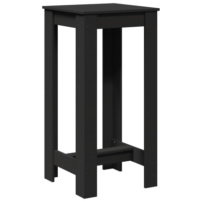 Barbord svart 51x50x103,5 cm konstruert tre