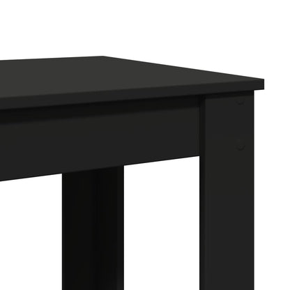 Barbord svart 51x50x103,5 cm konstruert tre