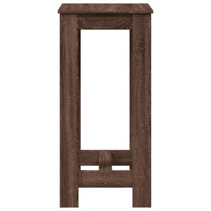 Barbord brun eik 51x50x103,5 cm konstruert tre