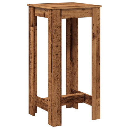 Barbord gammelt tre 51x50x103,5 cm konstruert tre