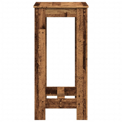 Barbord gammelt tre 51x50x103,5 cm konstruert tre