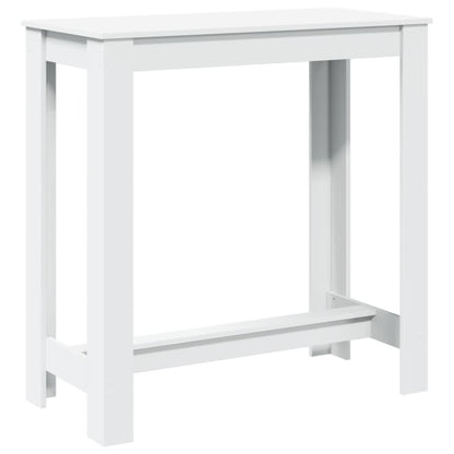 Barbord hvit 102x50x103,5 cm konstruert tre