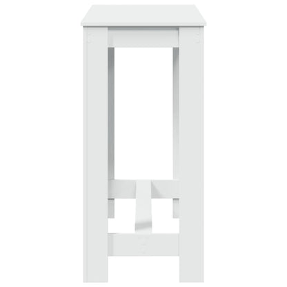 Barbord hvit 102x50x103,5 cm konstruert tre