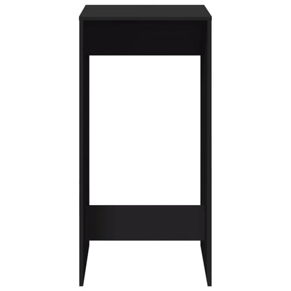 Barbord svart 51x50x103,5 cm konstruert tre