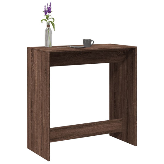 Barbord brun eik 102x50x103,5 cm konstruert tre