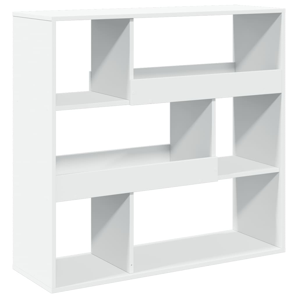 Bokhylle Hvit Romdeler 100x33x94,5 cm