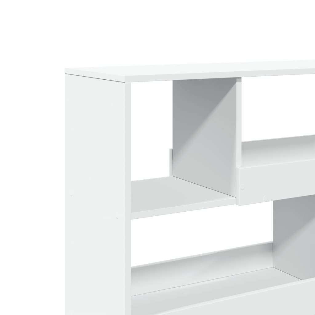 Bokhylle Hvit Romdeler 100x33x94,5 cm