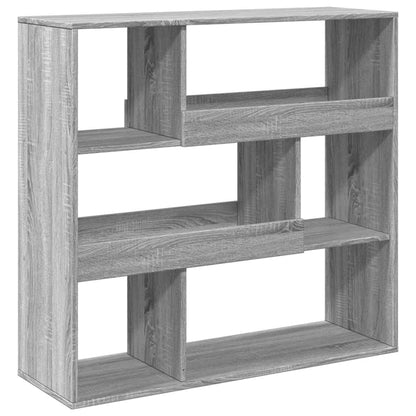 Bokhylle Sonoma Grå Romdeler Eik 100x33x94,5 cm