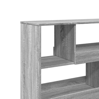 Bokhylle Sonoma Grå Romdeler Eik 100x33x94,5 cm