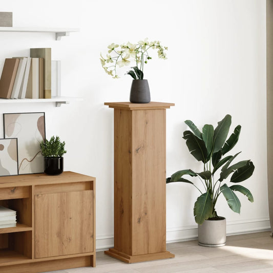 Blomsterstativ Pidestall med oppbevaring Artisan Eik 31x30x90cm