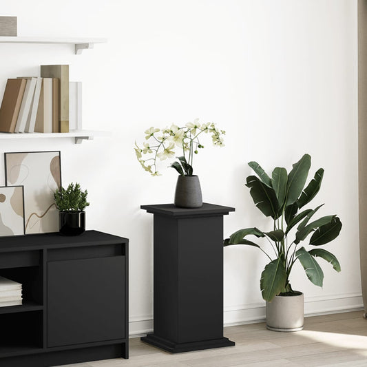 Blomsterstativ Pidestall med oppbevaring Hvit 31x30x60 cm