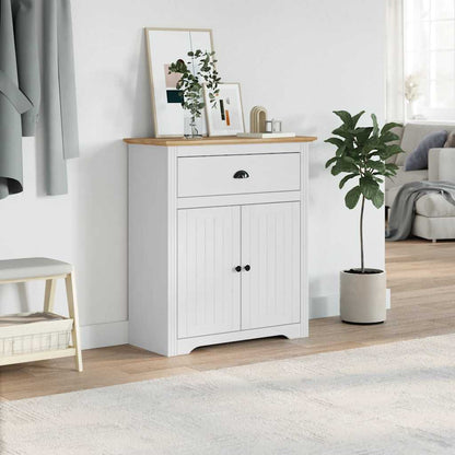 Hallmøbel Gangskap BODO Hvit og Brun 80x35x90 cm