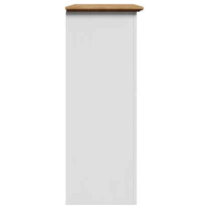 Hallmøbel Gangskap BODO Hvit og Brun 80x35x90 cm