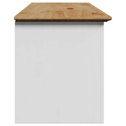 Sittebenk Gangbenk BODO Hvit og Brun 114x40x45 cm