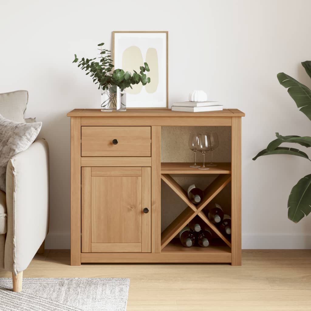 Skjenk Tre med skuffer Panama 93x40x80 cm heltre furu