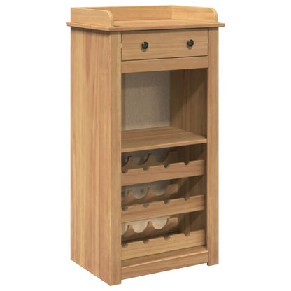 Vinstativ Vinhylle Panama 57x40x111,5 cm heltre furu