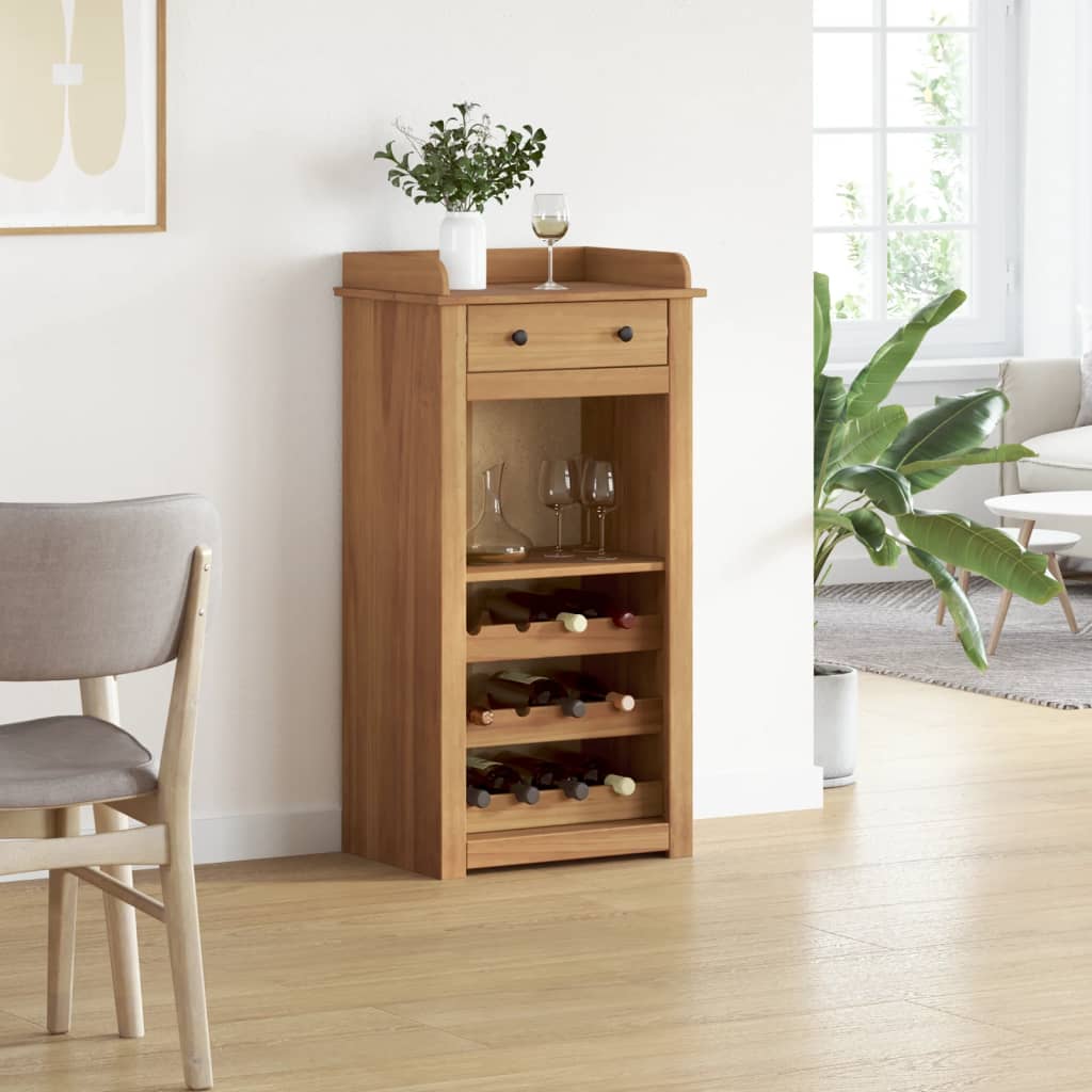 Vinstativ Vinhylle Panama 57x40x111,5 cm heltre furu