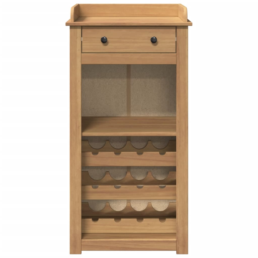 Vinstativ Vinhylle Panama 57x40x111,5 cm heltre furu