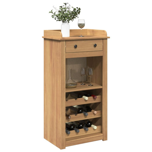 Vinstativ Vinhylle Panama 57x40x111,5 cm heltre furu