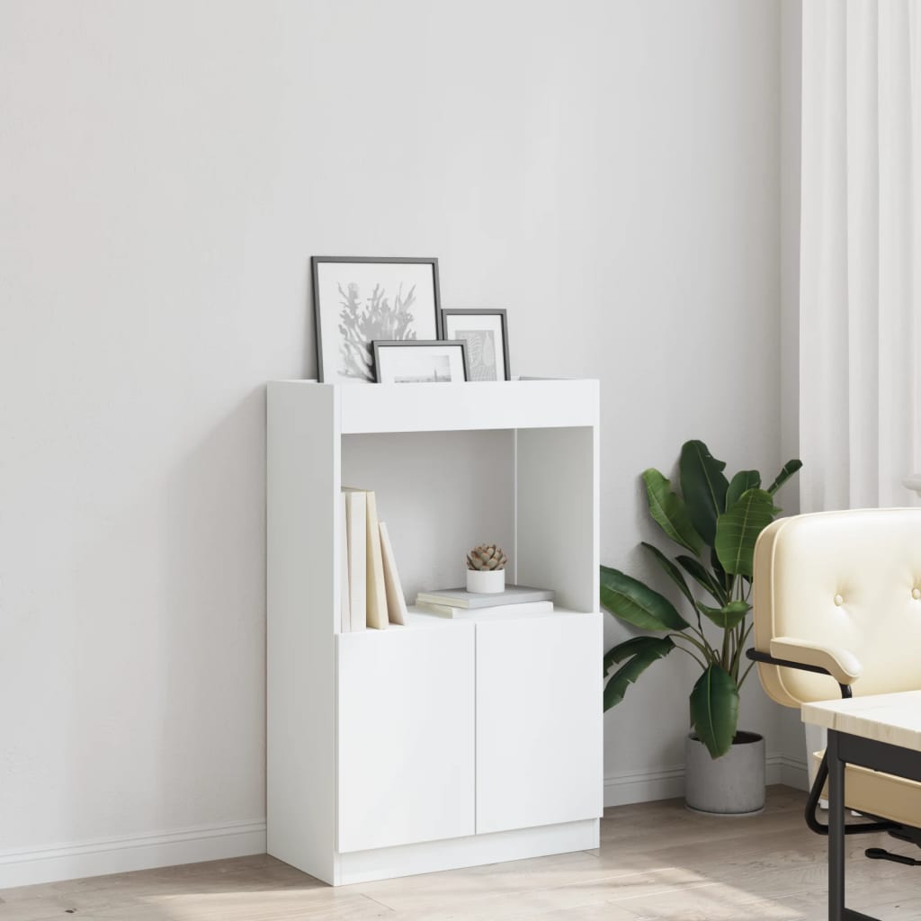 Skap Hvit 63x33x100 cm