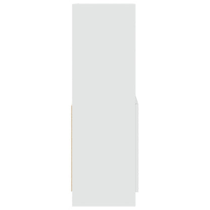 Skap Hvit 63x33x100 cm