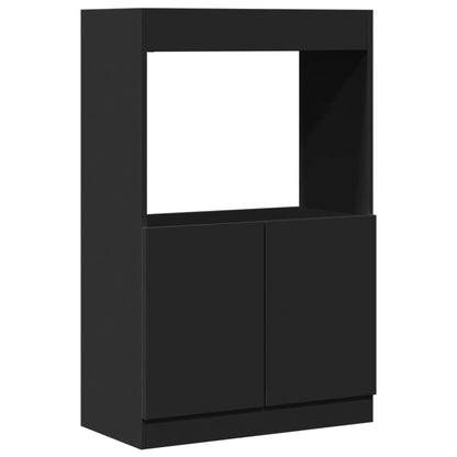 Skap Svart 63x33x100 cm
