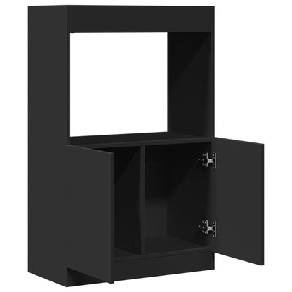 Skap Svart 63x33x100 cm