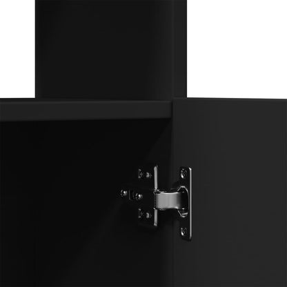 Skap Svart 63x33x100 cm