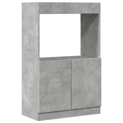 Skap Betonggrå 63x33x100 cm