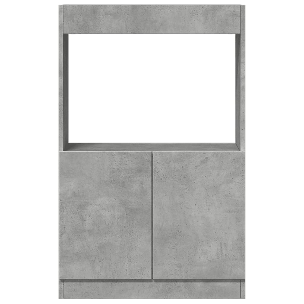 Skap Betonggrå 63x33x100 cm