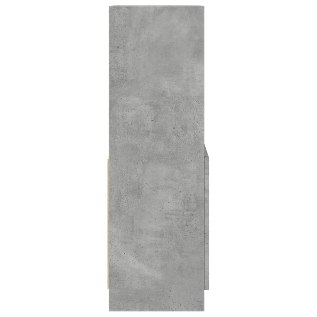 Skap Betonggrå 63x33x100 cm