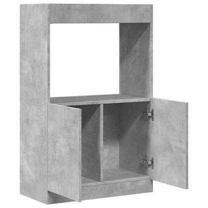 Skap Betonggrå 63x33x100 cm