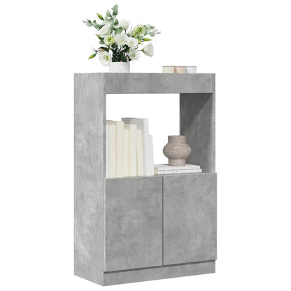Skap Betonggrå 63x33x100 cm