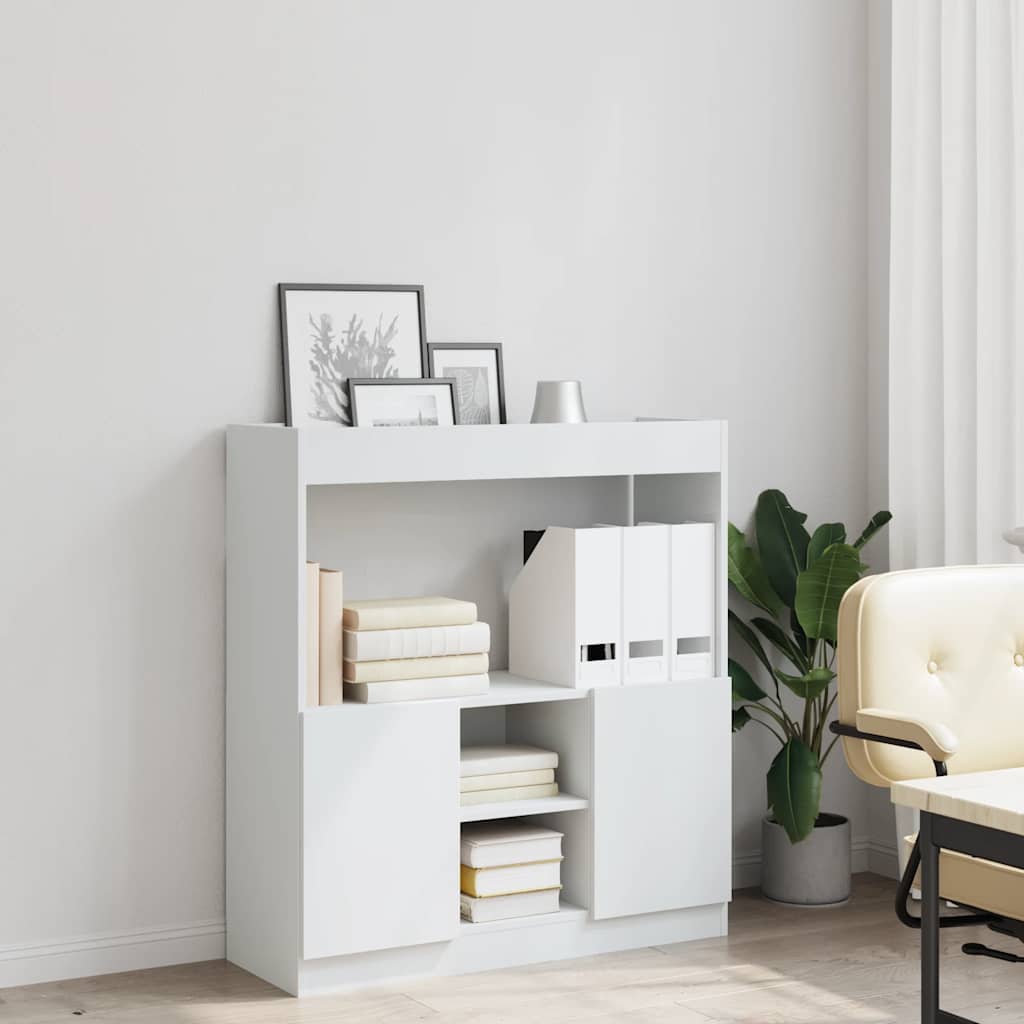 Skap Hvit 92x33x100 cm