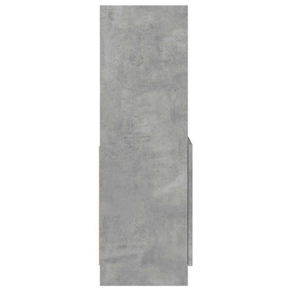 Skap Betonggrå 92x33x100 cm