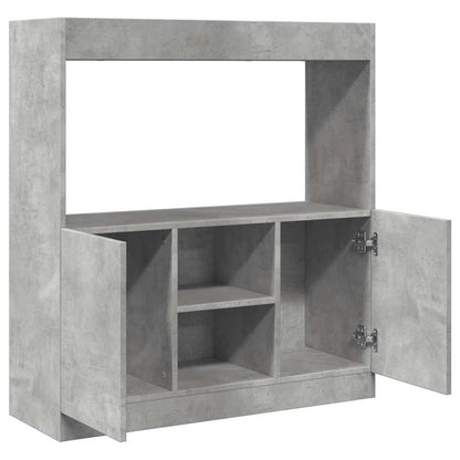 Skap Betonggrå 92x33x100 cm