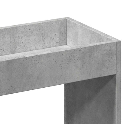 Skap Betonggrå 92x33x100 cm