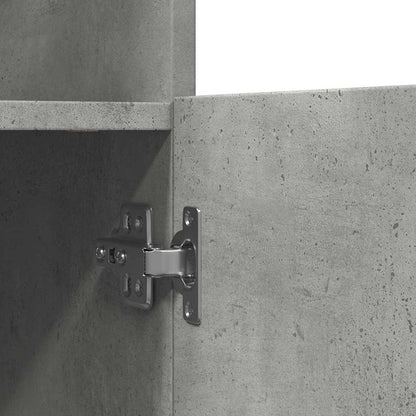 Skap Betonggrå 92x33x100 cm