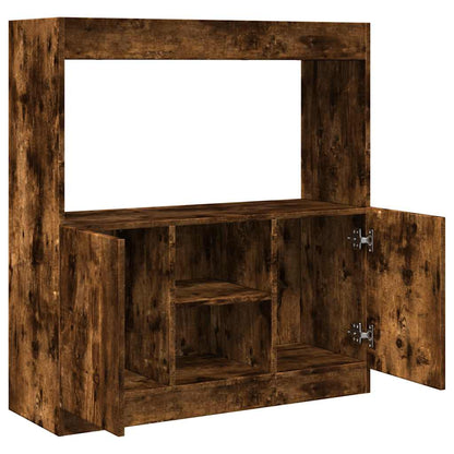 Skap Røkt Eik 92x33x100 cm