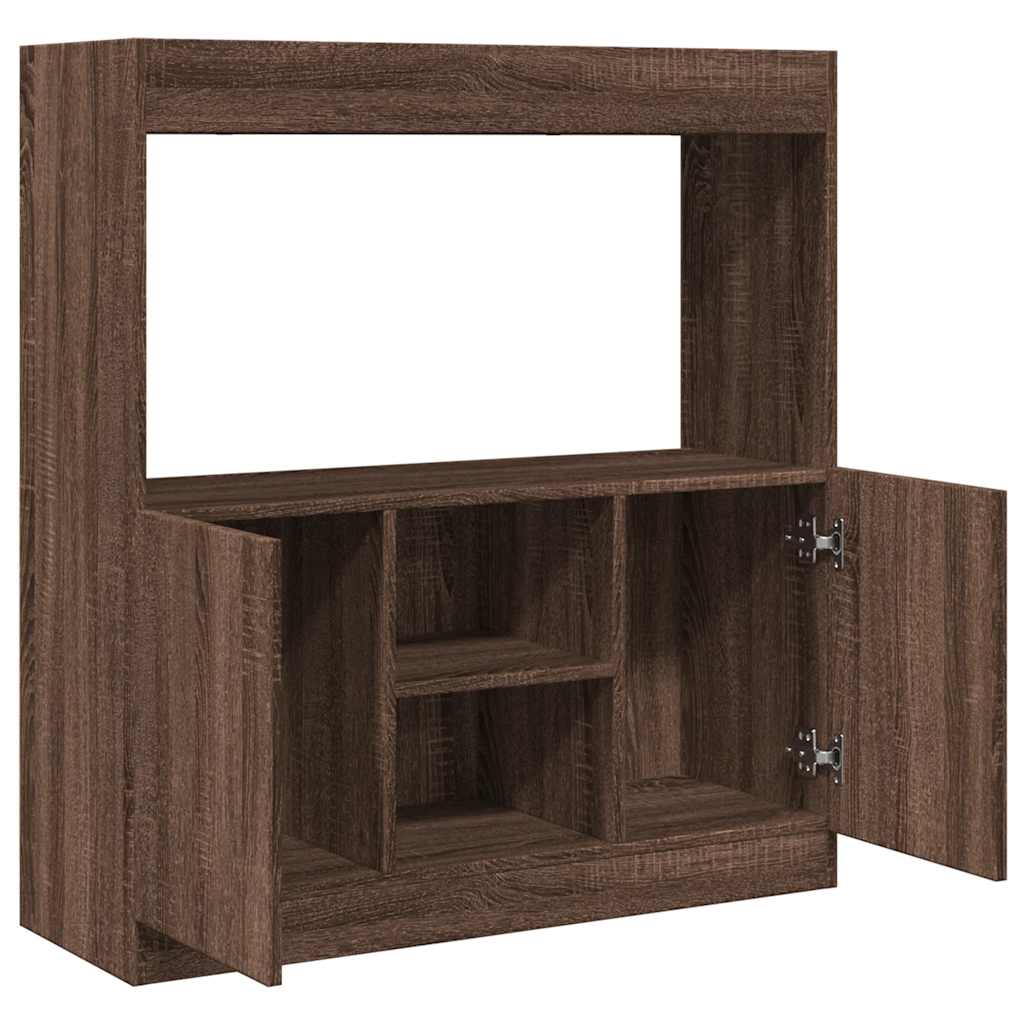 Skap Brun Eik 92x33x100 cm