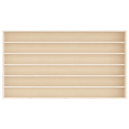 Vegghylle Tre samlermonter med 6 hyller 100x8,5x55 cm