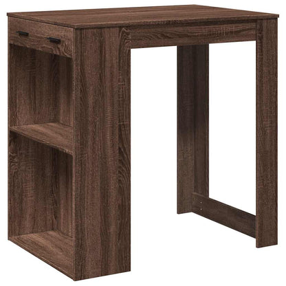 Barbord brun eik 102x70x103,5 cm konstruert tre