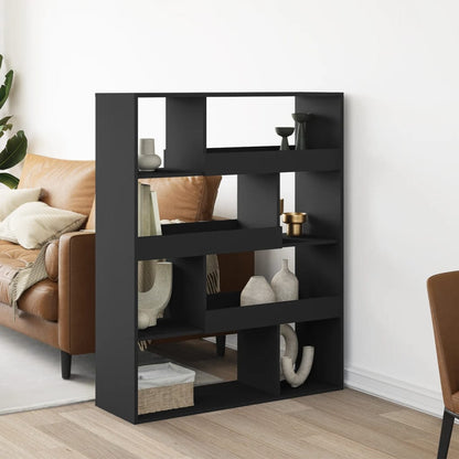Bokhylle Svart 100x33x125,5 cm