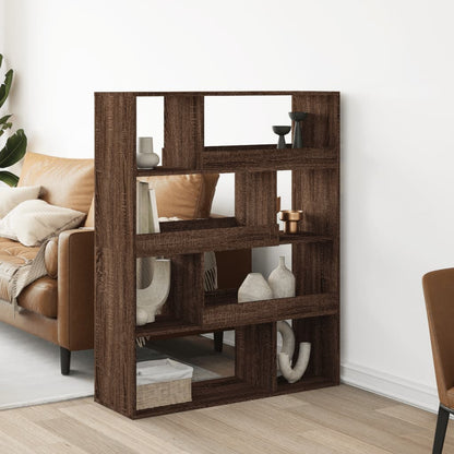 Bokhylle Brun Eik 100x33x125,5 cm