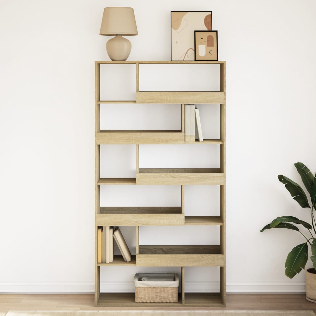 Bokhylle Sonoma Eik 100x33x187,5 cm
