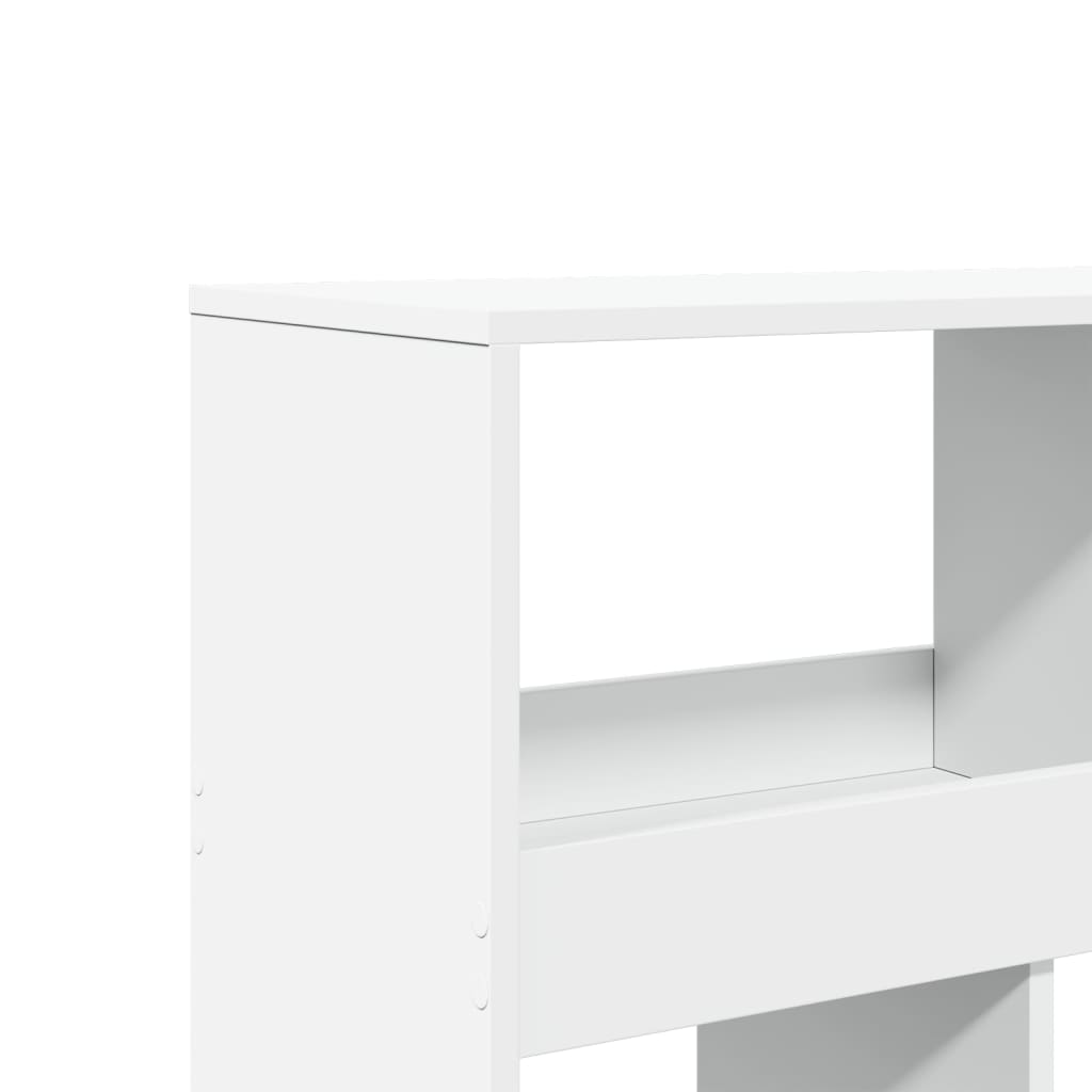 Bokhylle Hvit 100x33x125,5 cm