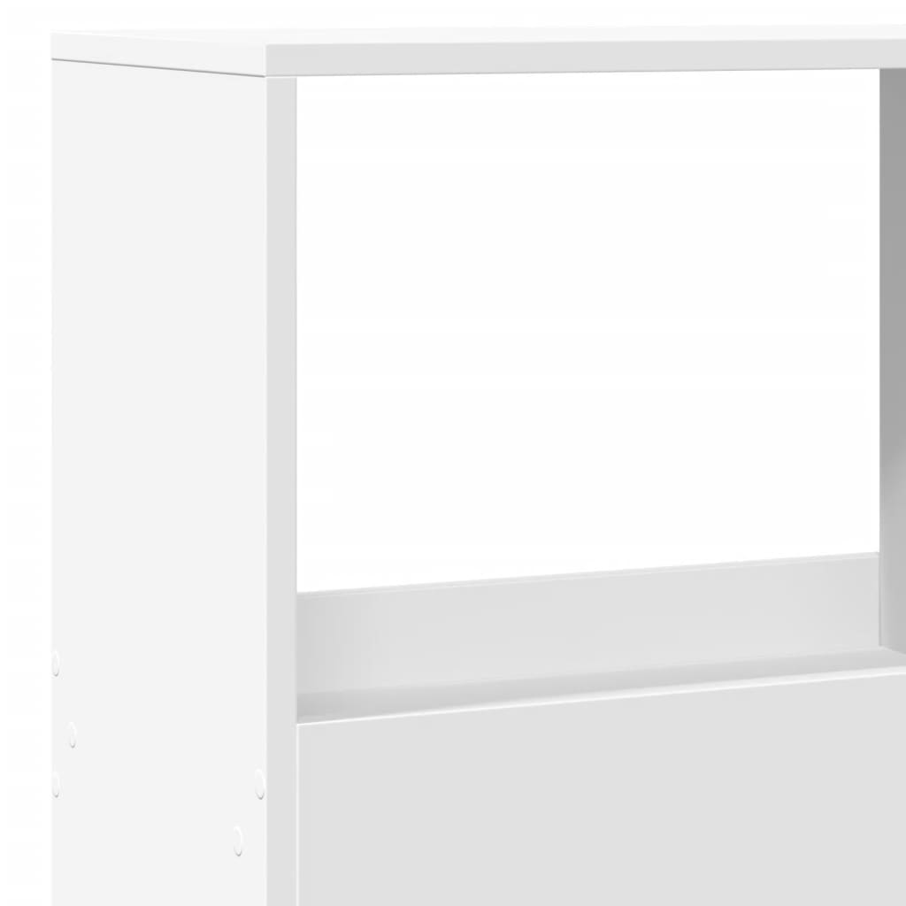 Bokhylle Hvit 100x33x155,5 cm