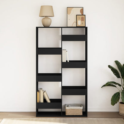 Bokhylle Svart 100x33x175 cm